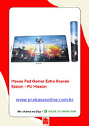 Mouse Pad Gamer Exbom 70x35cm Extra Grande