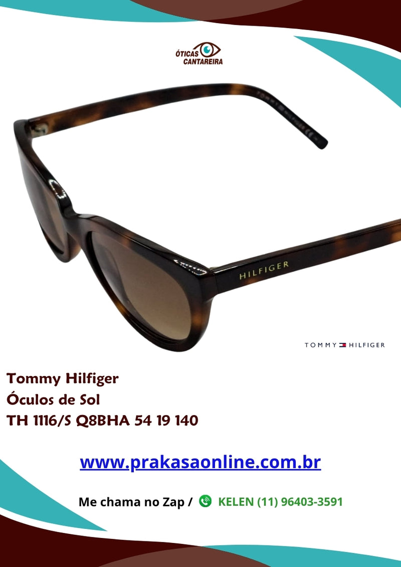 Tommy Hilfiger - Óculos de Sol - TH 1116/S Q8BHA 54 19 140