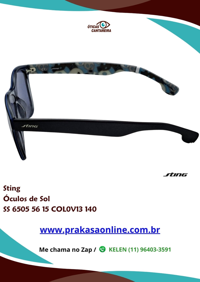 Sting - Óculos de Sol - SS 6505 56 15 COL0V13 140