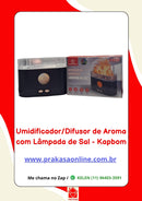 Umidificador/Difusor de Aroma com Lâmpada de Sal 200 ml - Kapbom (KA-2653)