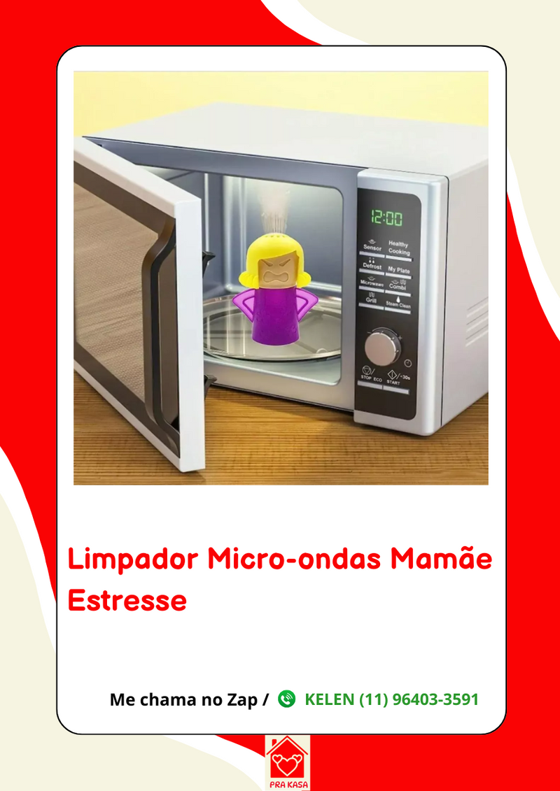 Limpador de Micro-ondas - Mãe Brava