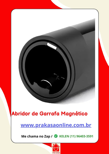 Abridor de Garrafa Magnético e Automático - Fácil e Rápido