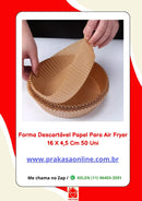 Forma Descartável para Air Fryer com 50 unidades