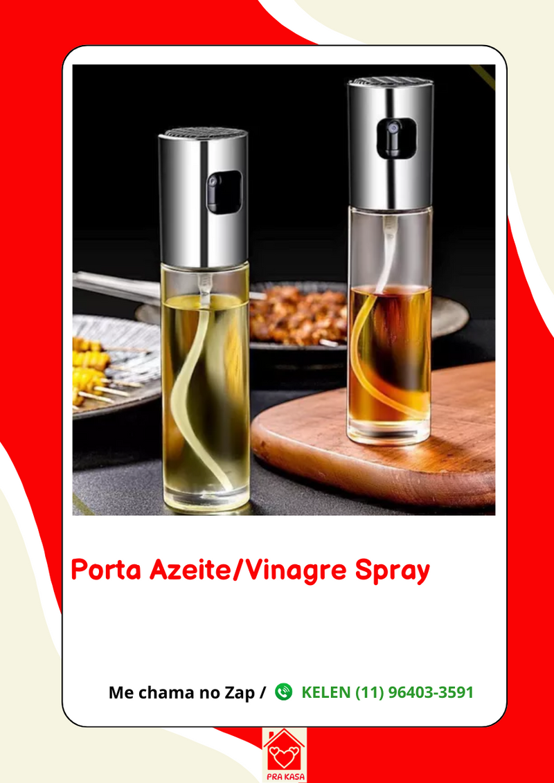 Pulverizador de Azeite e Vinagre