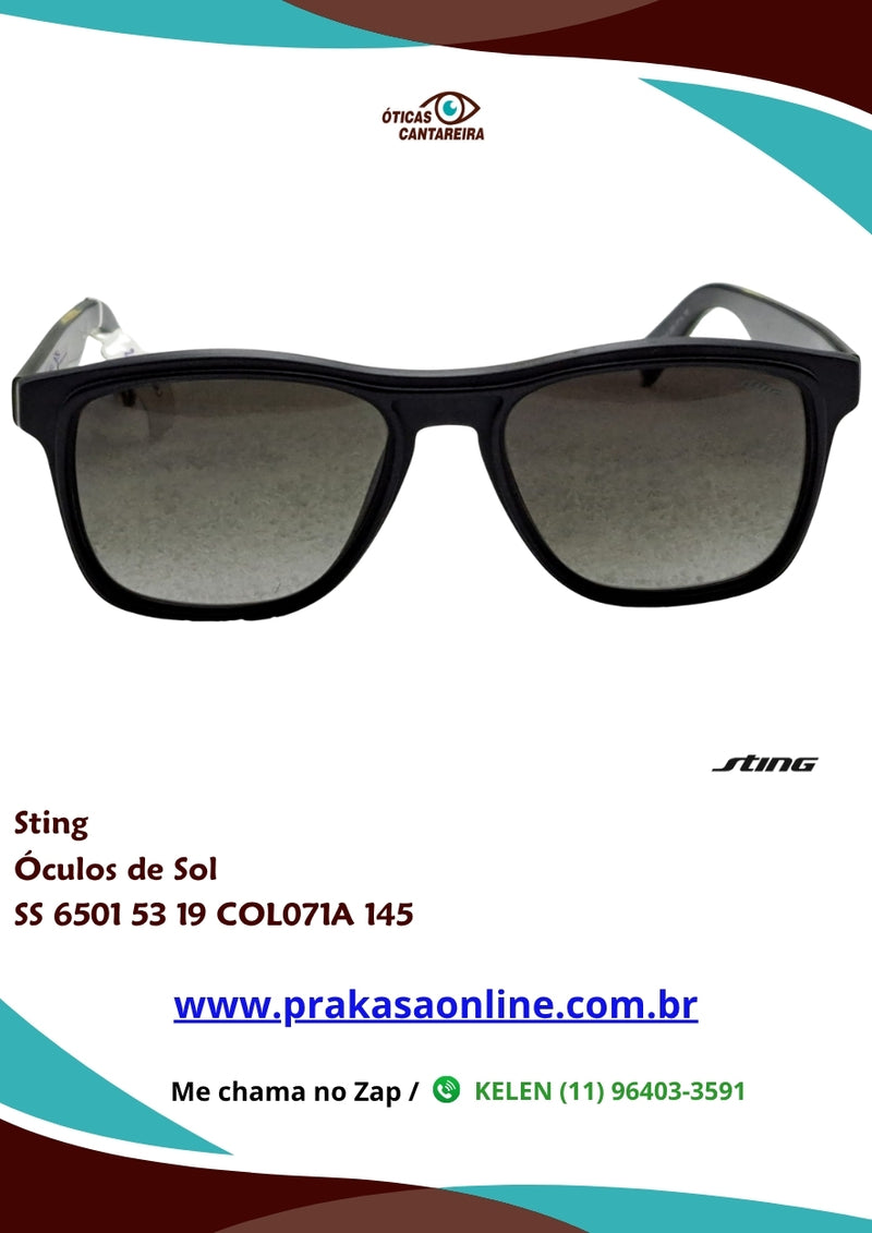 Sting - Óculos de Sol - SS 6501 53 19 COL071A 145