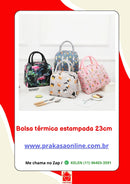 Bolsa Térmica Estampada - 23 cm