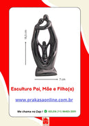 Estatueta Pai, Mãe e Filho(a)