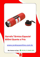 Garrafa Térmica Espacial 800 ml Quente e Frio