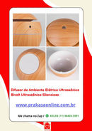 Difusor de Ambiente Elétrico Ultrassônico Bivolt Ultrassônico Silencioso
