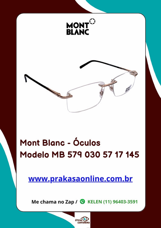 Mont Blanc - Armação Modelo MB 579 030 57 17 145