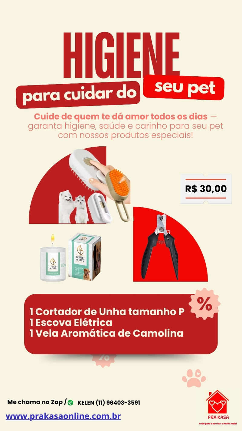 Kit Pet Bem-Estar - Cuidados e Relaxamento