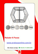 Ralador 6 Faces Aço Inox
