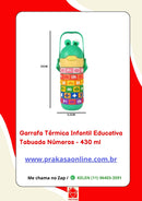 Garrafa Térmica Tabuada Interativa 430ml