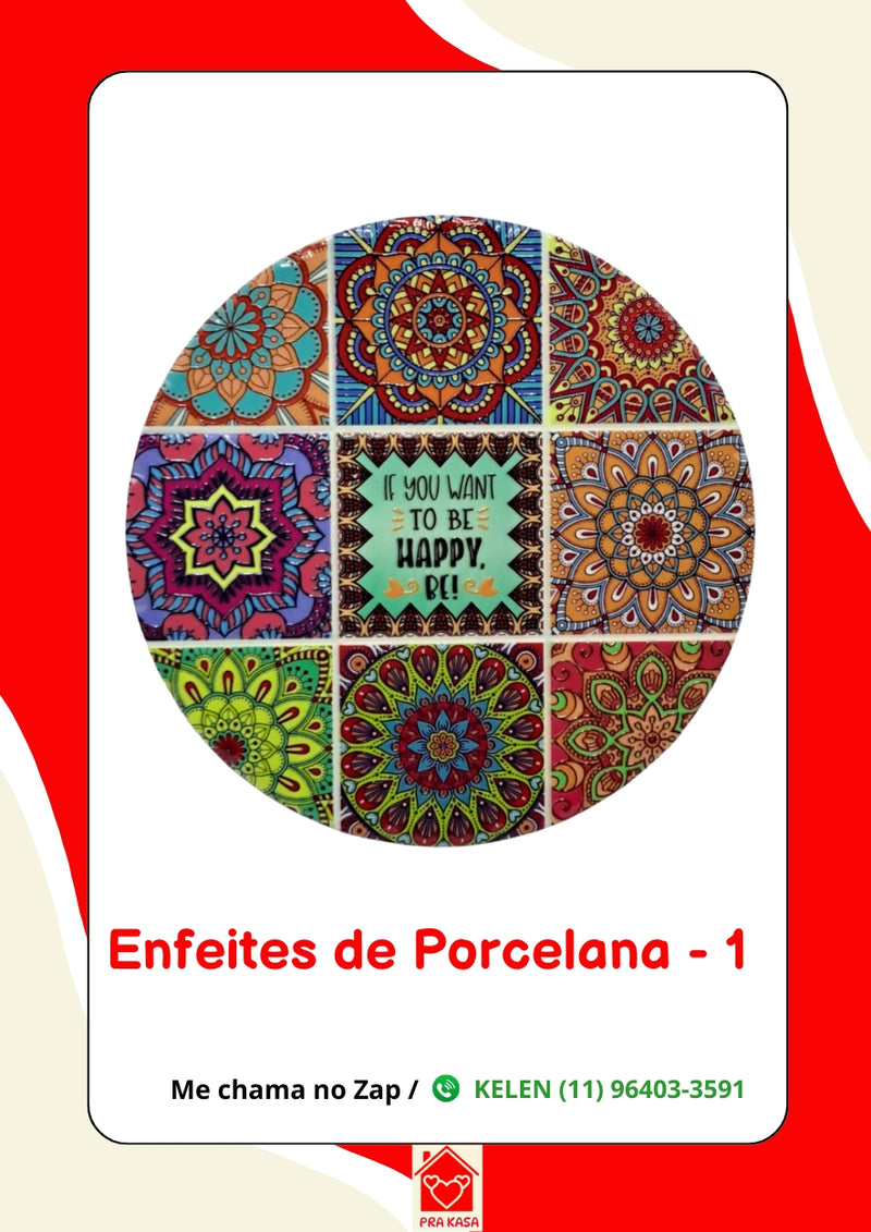 Enfeites de Porcelana - Home e Olho Grego