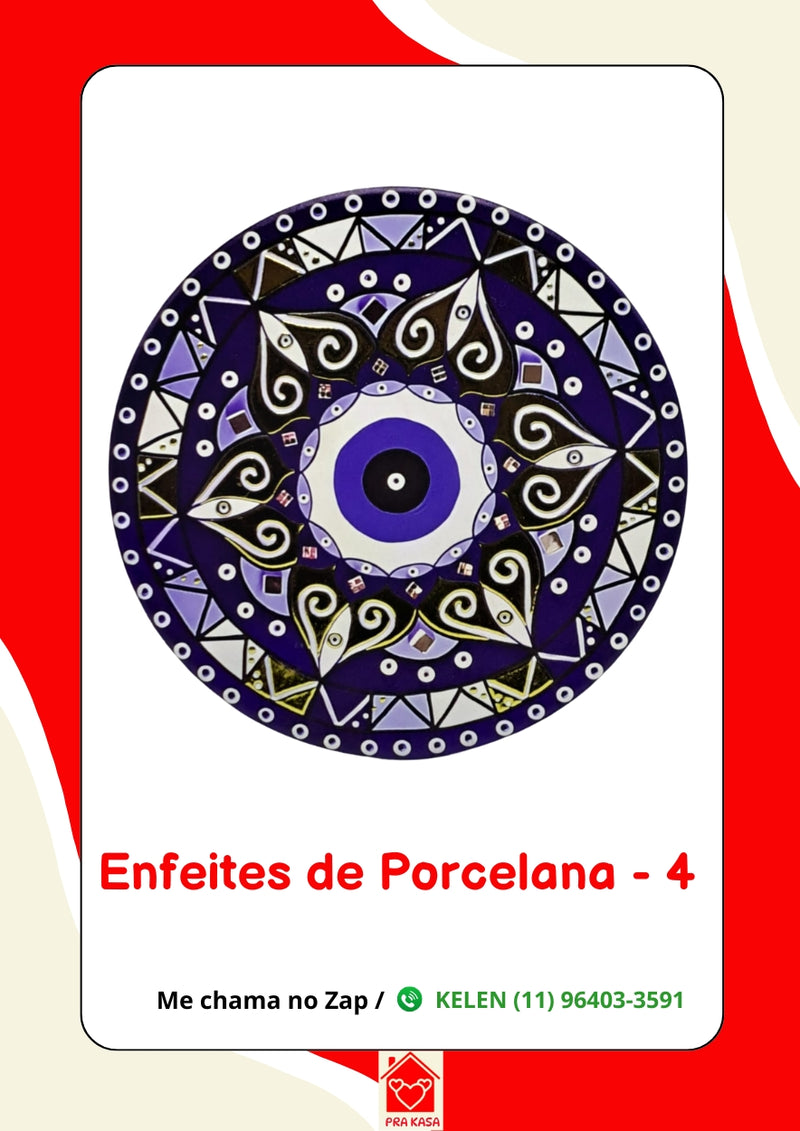 Enfeites de Porcelana - Home e Olho Grego