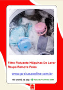 Filtro Flutuante Coletor de Fiapos para Máquina de Lavar