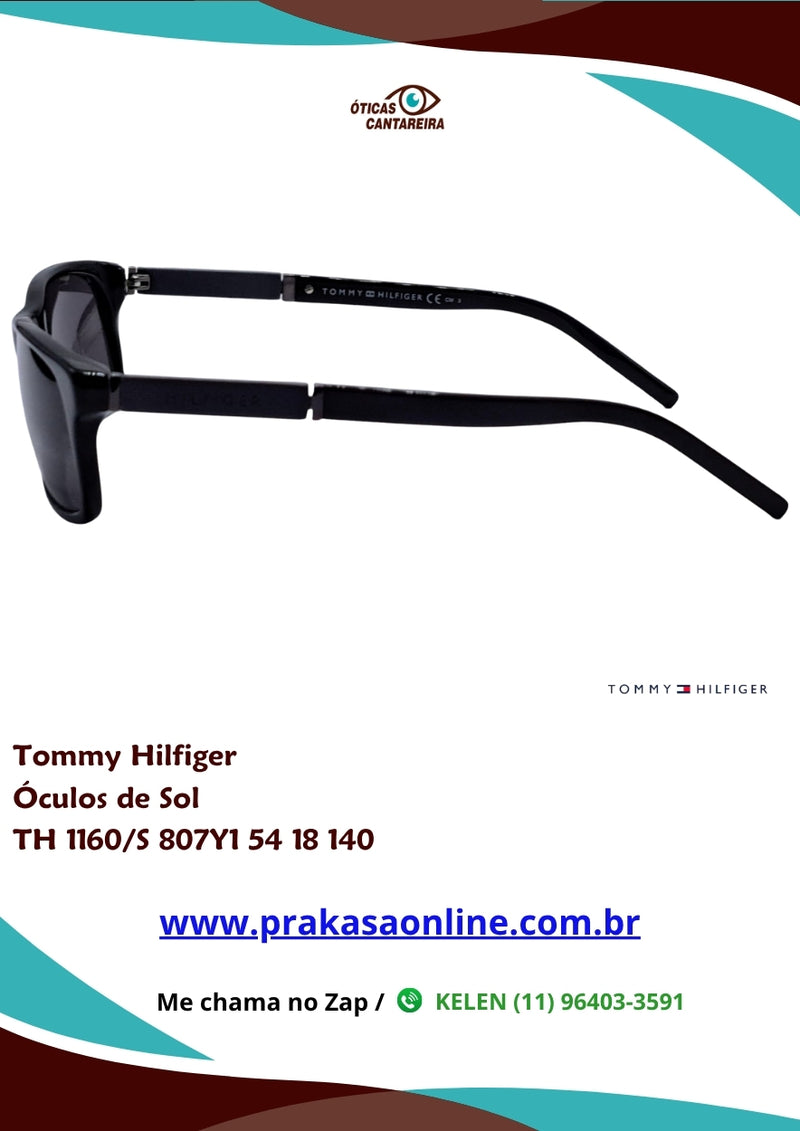 Tommy Hilfiger - Óculos de Sol - TH 1160/S 807Y1 54 18 140