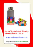 Garrafa Térmica Tabuada Interativa 430ml