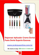 Dispenser Aplicador Creme Dental Pasta Dente Suporte Escovas
