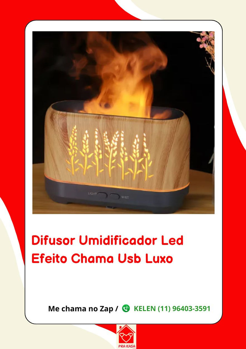 Difusor de Aromas e Umidificador B-Max 400ml - Ambiente Confortável e Perfumado