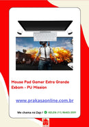 Mouse Pad Gamer Exbom 70x35cm Extra Grande