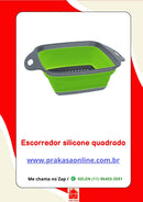 Escorredor de Silicone Retrátil