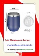 Copo Cuia Térmico 360 ml com Tampa