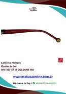 Carolina Herrera - Óculos de Sol - SHE 567 57 15 COL.06NE 140