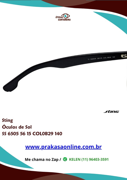 Sting - Óculos de Sol - SS 6505 56 15 COL0B29 140
