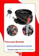 Cadeado com Chave para Bicicleta ou Motos