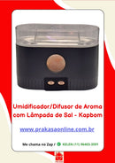Umidificador/Difusor de Aroma com Lâmpada de Sal 200 ml - Kapbom (KA-2653)