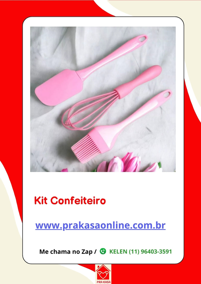 Kit Confeiteiro - 3 peças