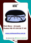 Mont Blanc - Armação  Modelo MB 475 016 56 17 145