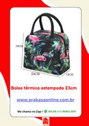 Bolsa Térmica Estampada - 23 cm