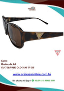 Guess - Óculos de Sol - GU 7265 BLK GLD-3 56 17 135