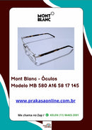 Mont Blanc - Armação Modelo MB 580 A16 58 17 145