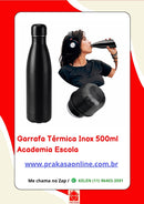 Garrafa Térmica Inox 500ml  Academia Escola