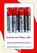 Pilhas Alfacell - AA ou AAA