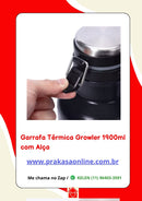 Garrafa Térmica Growler 1900ml com Alça