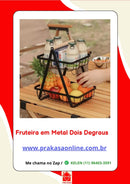 Fruteira em Metal Dois Níveis