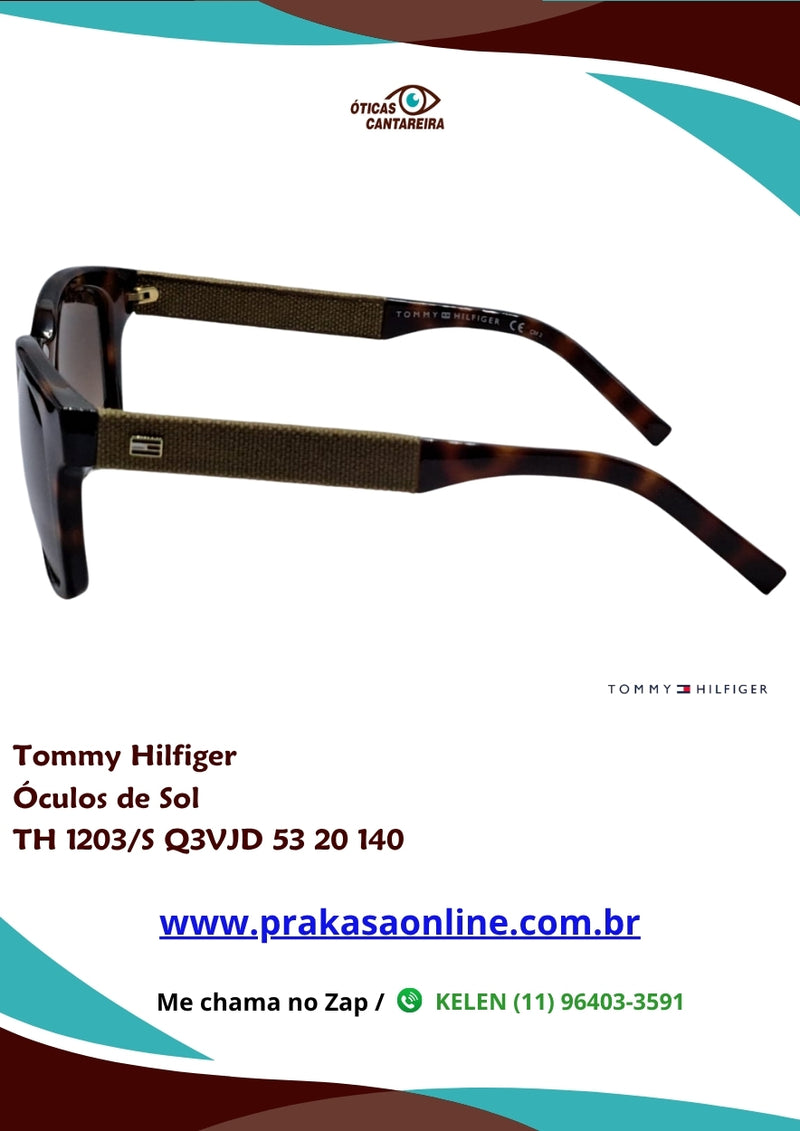 Tommy Hilfiger - Óculos de Sol - TH 1203/S Q3VJD 53 20 140