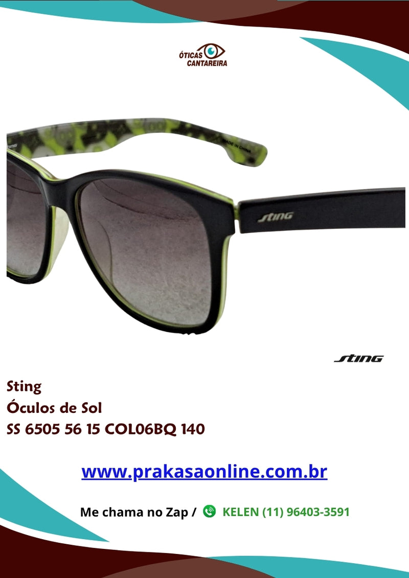 Sting - Óculos de Sol - SS 6505 56 15 COL06BQ 140