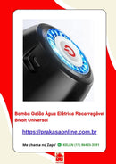 Bomba Galão Água Elétrica Recarregável Bivolt Universal