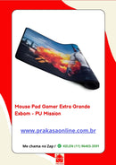 Mouse Pad Gamer Exbom 70x35cm Extra Grande