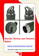 Garrafa Térmica com Chaveiro - 600 ml