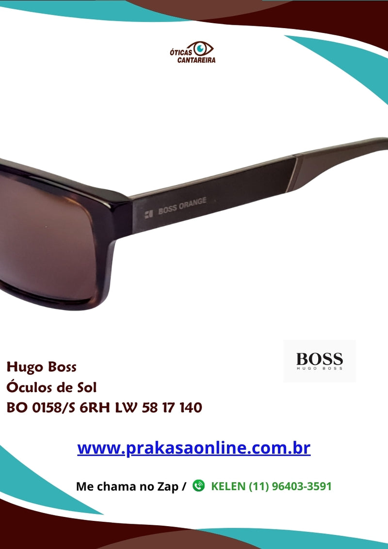 Hugo Boss - Óculos de Sol - BO 0158/S 6RH LW 58 17 140