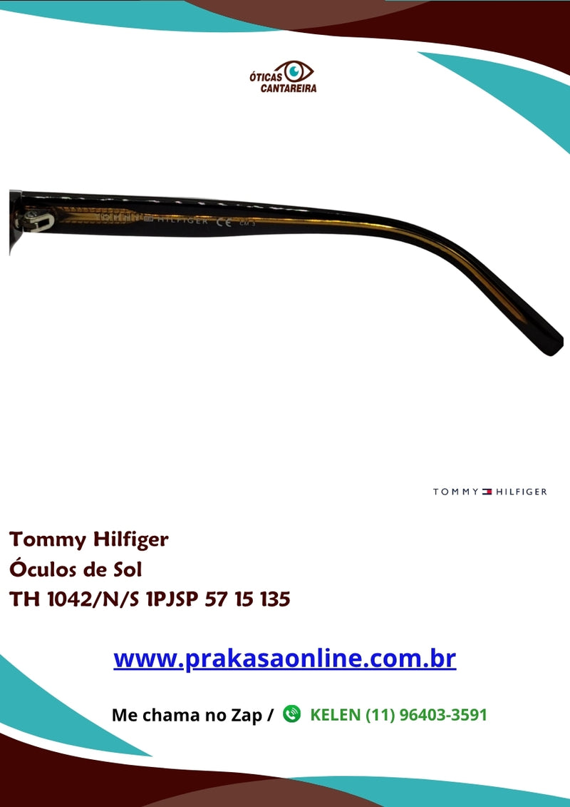 Tommy Hilfiger - Óculos de Sol - TH 1042/N/S 1PJSP 57 15 135