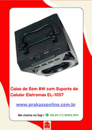 Caixa De Som 8W Com Suporte de Celular Eletromex EL-1057