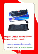 Máquina Choque Potente 12000v Defesa Luz Led - Luatek