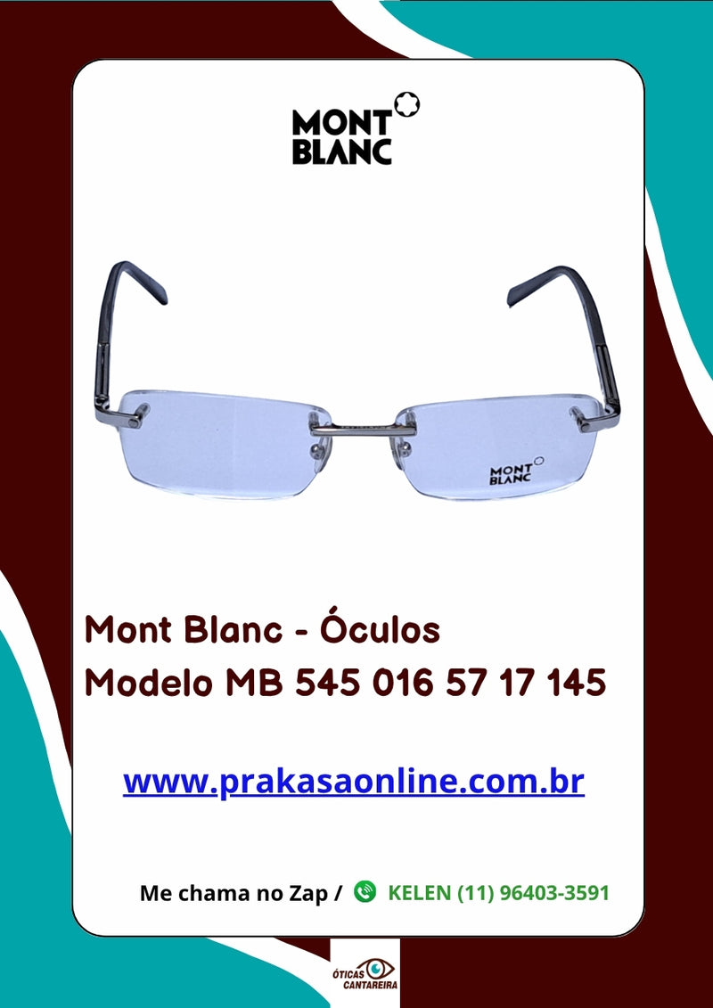 Mont Blanc - Armação Modelo MB 545 016 57 17 145